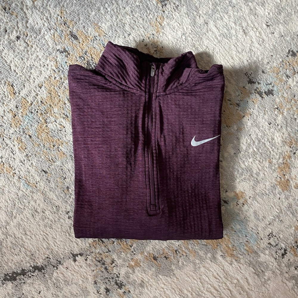 Nike Purple Quarter-Zip Pullover